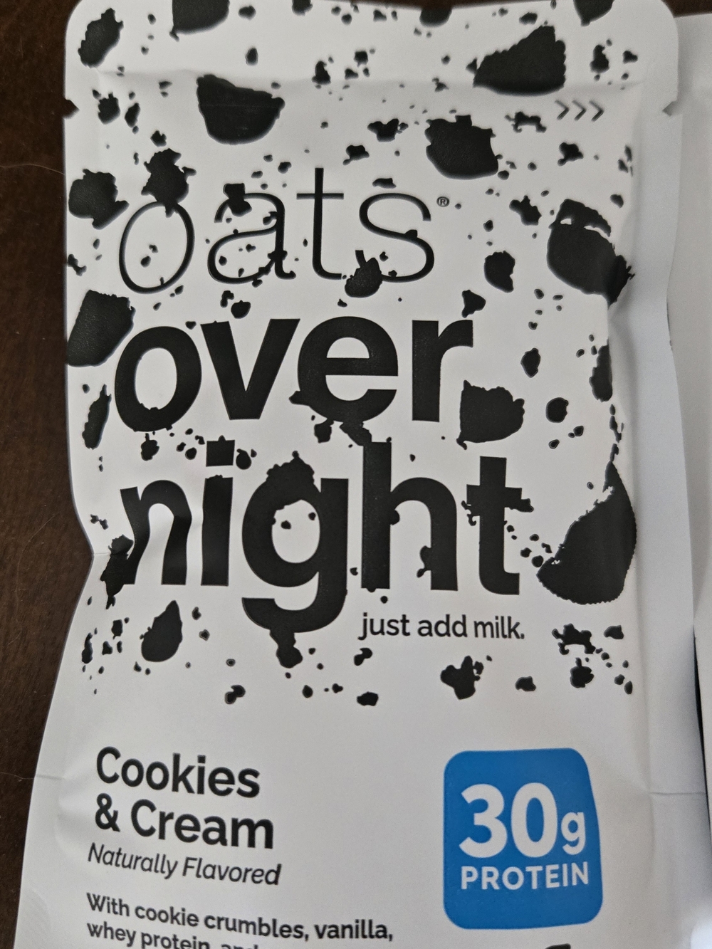 Cookies & Cream Overnight Oats - White